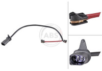Warning Contact, brake pad wear 39952 ABS
