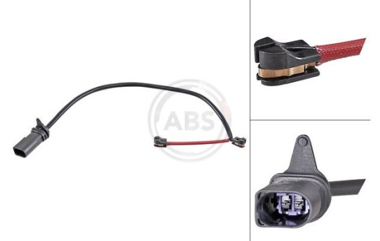 Warning Contact, brake pad wear 39952 ABS
