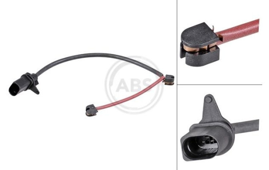 Warning Contact, brake pad wear 39968 ABS