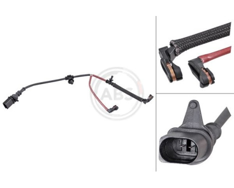 Warning Contact, brake pad wear 39970 ABS