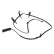 Warning Contact, brake pad wear ADB117202 Blue Print