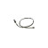 Warning Contact, brake pad wear AP1036 Bosch, Thumbnail 3