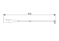 Warning Contact, brake pad wear AP1039 Bosch
