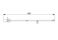 Warning Contact, brake pad wear AP1050 Bosch