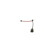 Warning Contact, brake pad wear AP1053 Bosch, Thumbnail 2