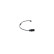 Warning Contact, brake pad wear AP1119 Bosch, Thumbnail 4