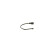 Warning Contact, brake pad wear AP163 Bosch, Thumbnail 6