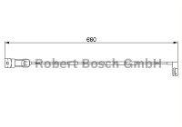 Warning Contact, brake pad wear AP168 Bosch