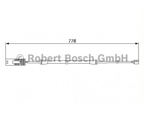 Warning Contact, brake pad wear AP183 Bosch