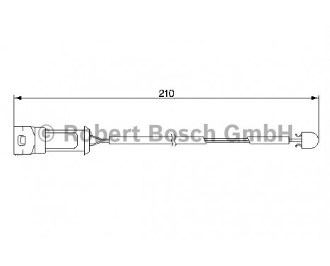 Warning Contact, brake pad wear AP194 Bosch