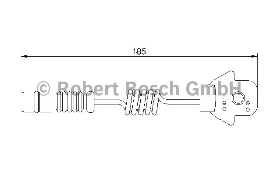 Warning Contact, brake pad wear AP213 Bosch