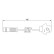 Warning Contact, brake pad wear AP213 Bosch, Thumbnail 2