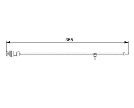 Warning Contact, brake pad wear AP312 Bosch, Image 6