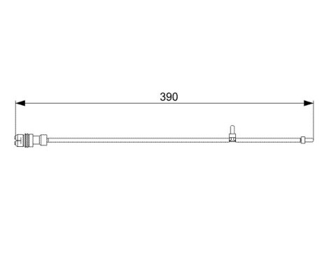 Warning Contact, brake pad wear AP313 Bosch, Image 2