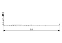 Warning Contact, brake pad wear AP328 Bosch
