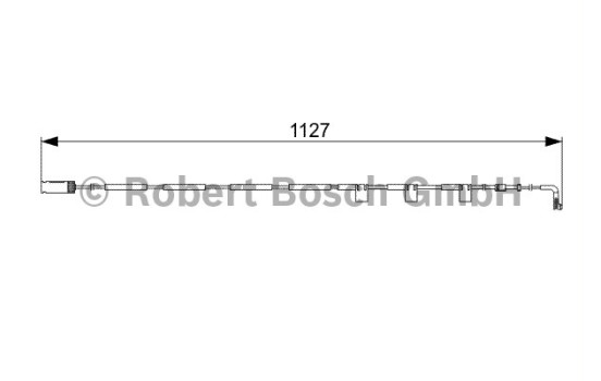 Warning Contact, brake pad wear AP331 Bosch