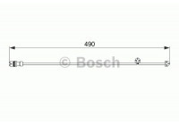 Warning Contact, brake pad wear AP337 Bosch