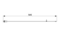 Warning Contact, brake pad wear AP338 Bosch