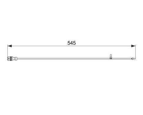 Warning Contact, brake pad wear AP338 Bosch