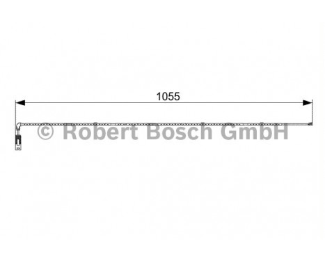 Warning Contact, brake pad wear AP802 Bosch
