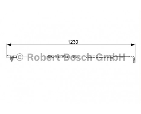 Warning Contact, brake pad wear AP815 Bosch