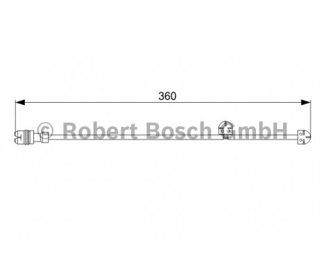 Warning Contact, brake pad wear AP816 Bosch