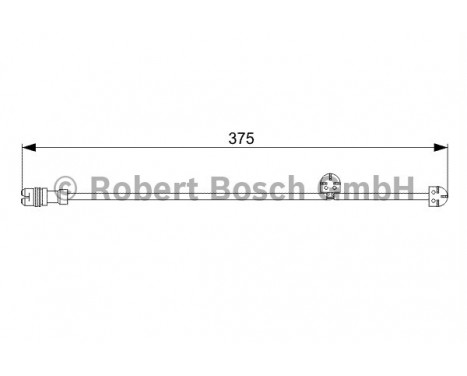 Warning Contact, brake pad wear AP817 Bosch