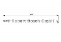 Warning Contact, brake pad wear AP820 Bosch