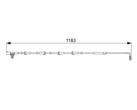 Warning Contact, brake pad wear AP824 Bosch, Image 6