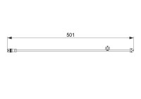 Warning Contact, brake pad wear AP827 Bosch