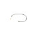 Warning Contact, brake pad wear AP841 Bosch, Thumbnail 3