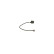 Warning Contact, brake pad wear AP855 Bosch, Thumbnail 5