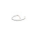 Warning Contact, brake pad wear AP858 Bosch, Thumbnail 4