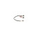 Warning Contact, brake pad wear AP860 Bosch, Thumbnail 5