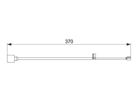 Warning Contact, brake pad wear AP862 Bosch