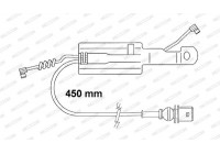 Warning Contact, brake pad wear PREMIER