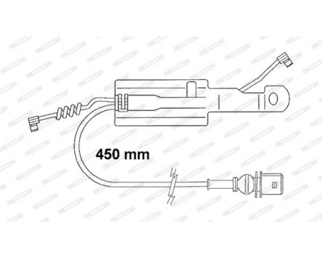 Warning Contact, brake pad wear PREMIER
