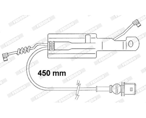 Warning Contact, brake pad wear PREMIER, Image 2