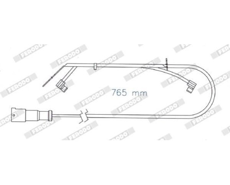 Warning Contact, brake pad wear PREMIER, Image 3