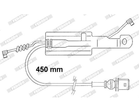 Warning Contact, brake pad wear PREMIER, Image 3