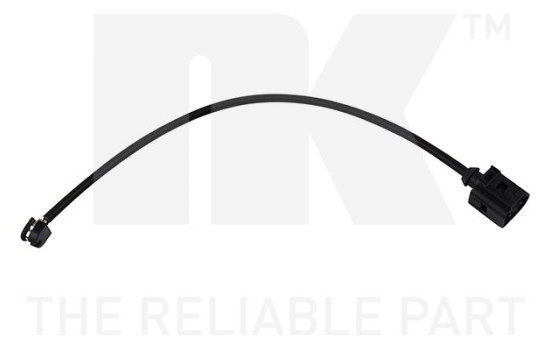 Warning Contact, brake pad wear