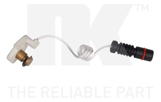 Warning Contact, brake pad wear