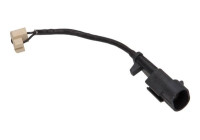 Warning Contact, brake pad wear