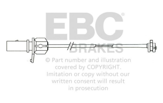 Wear indicator, brake pad