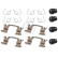 Accessory set, disc brake pad 0116Q ABS