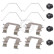 Accessory set, disc brake pad 0131Q ABS
