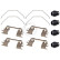 Accessory set, disc brake pad 0141Q ABS