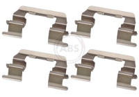 Accessory set, disc brake pad 1669Q ABS