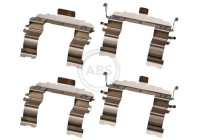 Accessory set, disc brake pad 1920Q ABS