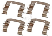 Accessory set, disc brake pad 1937Q ABS